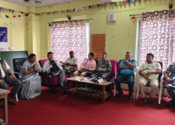 दोधारा चाँदनीमा विपद् प्रतिकार्य योजना २०८३ को प्रभावकारी कार्यान्वयनका लागि कृत्रिम नमुना अभ्यास