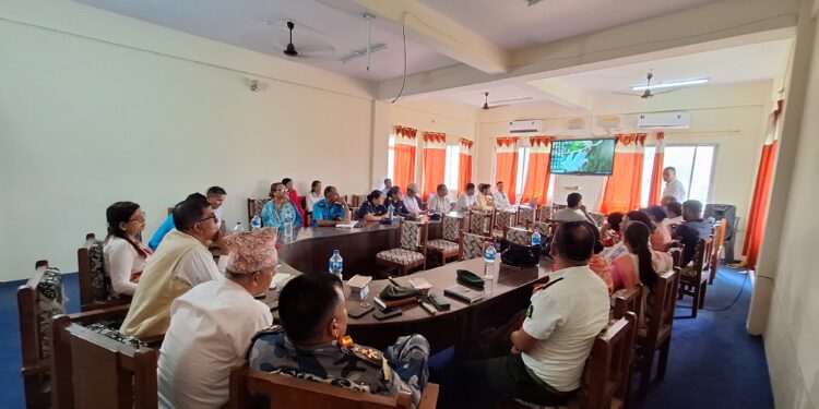 कञ्चनपुरमा आपत्कालीन कार्य सञ्चालन केन्द्रहरूको समन्वयात्मक बैठक: मनसुन पूर्वतयारी र पूर्वकार्यमा जोड