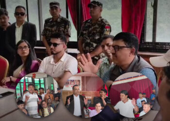 कोदारी राजमार्गमा दुई मन्त्रीको निरीक्षण, आश्वासनप्रति स्थानीय प्रश्न