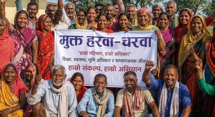 मुक्त हरवा–चरवाको अधिकार सुनिश्चित गर्न ‘बर्दिबास घोषणापत्र’ जारी