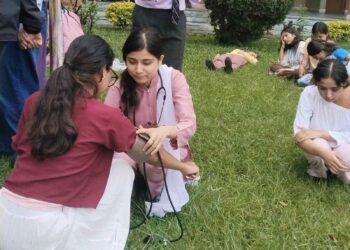 नेपाल मेडिकल कलेजका बीएससी नर्सिङ विद्यार्थीलाई ‘सिमुलेसन अन ट्रायेज म्यानेजमेन्ट’ प्रशिक्षण