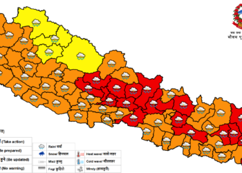 आज देशका ३५ जिल्लामा बाढीको मध्यम जोखिम, सतर्क रहन आग्रह