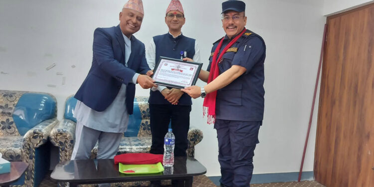धादिङ प्रहरी लगातार तेस्रो पटक उत्कृष्ट बन्यो