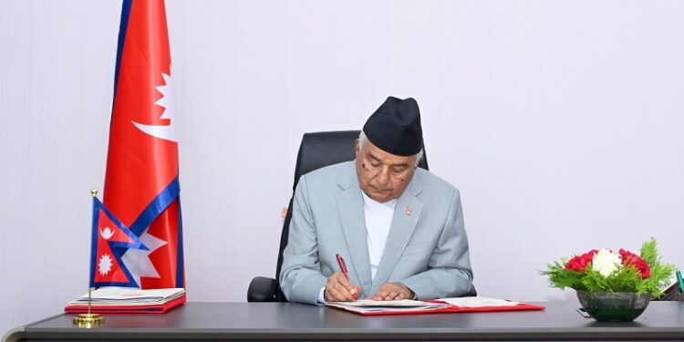 राष्ट्रपति पौडेलद्वारा बङ्गलादेशका नवनिर्वाचित राष्ट्रपतिलाई बधाई