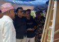 बाढी प्रभावित नुवाकोटमा अर्थमन्त्री वाग्ले, उद्धारदेखि पुनर्स्थापनासम्मको अवस्थाबारे स्थलगत जानकारी