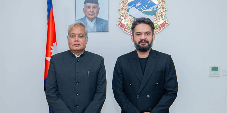प्रधानमन्त्री बालेन्द्र शाह र भारतीय राजदूत श्रीवास्तवबीच भेटवार्ता