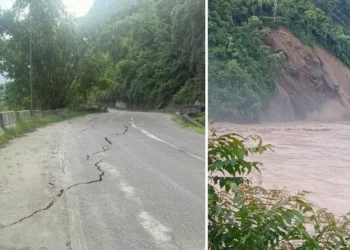 त्रिशूलीको बाढीले काठमाडौं–मुग्लिन सडक बन्द, सयौँ यात्रु अलपत्र