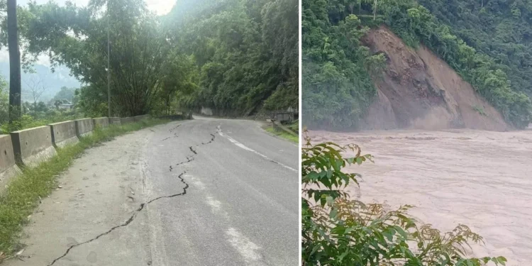 त्रिशूलीको बाढीले काठमाडौं–मुग्लिन सडक बन्द, सयौँ यात्रु अलपत्र
