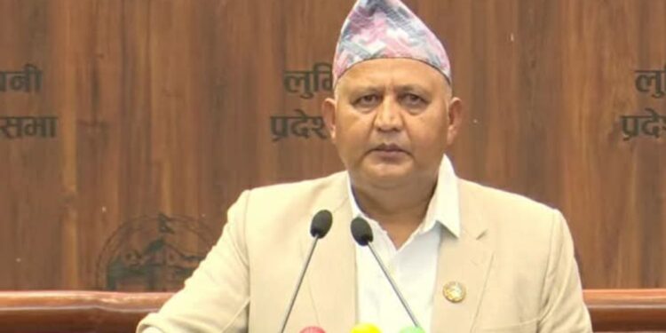 लुम्बिनीका मुख्यमन्त्री आचार्यले पाए विश्वासको मत