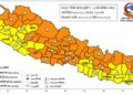 शुक्रबारदेखि तीन दिन भारी वर्षाको सम्भावना, यी जिल्लामा बाढी–पहिरोको उच्च जोखिम