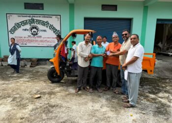 दूध सङ्कलन सहज बनाउन विद्युतीय कार्गो लोडर