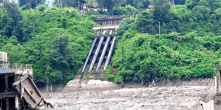 बाढीले जलविद्युत् क्षेत्रमा ठूलो क्षति, ७ कम्पनीले नेप्सेलाई बुझाए विवरण