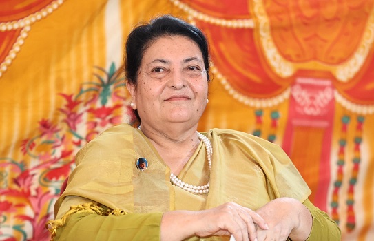 जलवायु न्यायका लागि विश्व समुदाय गम्भीर बन्नुपर्छ : पूर्वराष्ट्रपति भण्डारी