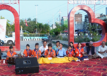 भजन साँझमा महाकाली मोडर्नका विद्यार्थीको आकर्षक प्रस्तुति, दर्शक मन्त्रमुग्ध