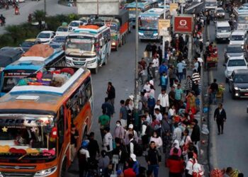 दसैँ मनाउन काठमाडौँ छाड्नेको सङ्ख्या दुई लाख ६२ हजार नाघ्यो