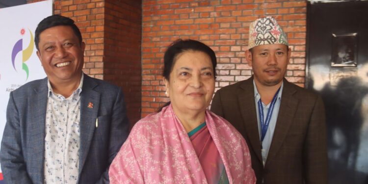 पूर्वराष्ट्रपति भण्डारी ग्लोबल गभर्नेन्स फोरममा सहभागी हुन चीन प्रस्थान