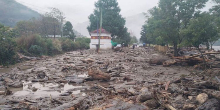 भुटानमा हिमताल विस्फोट, बंगाल र असममा बाढीको जोखिम