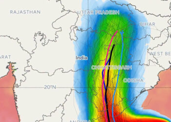 चक्रवात ‘अर्नब’को प्रभाव आजदेखि, शुक्रबार भारी वर्षाको सम्भावना
